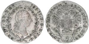 Joseph II. 1780-1790 10 Kreuzer, 1790 A. ... 