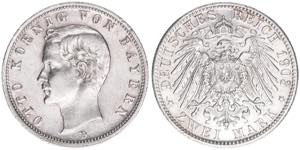 Otto 1886-1913 Bayern. 2 Mark, 1903 D. ... 