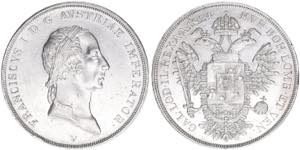 Franz (II.) I. 1792-1835 Scudo, 1824 V. ... 