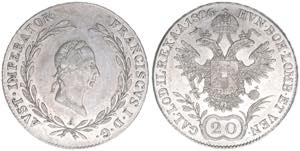Franz II. (I.) 1792-1835 20 Kreuzer, 1826 A. ... 