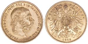 Franz Joseph I. 1848-1916 10 Kronen, 1905. ... 