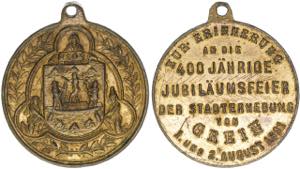 Franz Joseph I. 1848-1916 Medaille, 1891. ... 