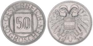 50 Groschen, 1934 Kupfer-Nickel. Wien 5,41g ... 