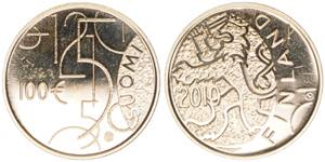 100 Euro, 2010 Finnland. 150 Jahre finnische ... 