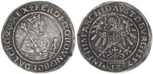 Ferdinand I. 1521-1564 12 Kreuzer, 1557. ... 
