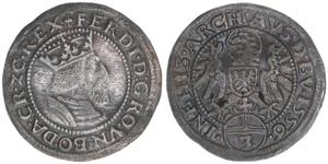 Ferdinand I. 1521-1564 3 Kreuzer, 1556. ... 