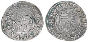 Rudolph II. 1576-1608 Denar, 1579 KB. ... 