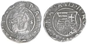 Rudolph II. 1576-1608 Denar, 1581 KB. ... 