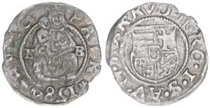 Rudolph II. 1576-1608 Denar, 1584 KB. ... 