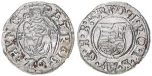 Rudolph II. 1576-1608 Denar, 1592 KB. ... 
