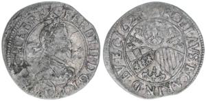 Ferdinand II. 1619-1637 3 Kreuzer, 1622. ... 