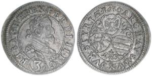 Ferdinand II. 1619-1637 3 Kreuzer, 1630. ... 