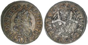 Ferdinand II. 1619-1637 3 Kreuzer, 1636. ... 