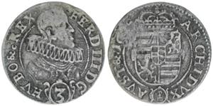 Ferdinand III. 1637-1657 3 Kreuzer, 1628. ... 
