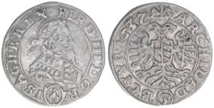Ferdinand III. 1637-1657 3 Kreuzer, 1637. ... 