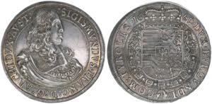 Erzherzog Sigismund Franz 1663-1665 Taler, ... 
