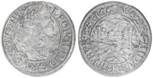 Leopold I. 1658-1705 3 Kreuzer, 1668 SHS. ... 