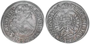 Leopold I. 1657-1704 3 Kreuzer, 1670 SHS. ... 