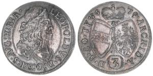 Leopold I. 1657-1704 3 Kreuzer, 1679. ... 