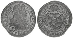 Leopold I. 1658-1705 1 Kreuzer, 1698. Wien ... 
