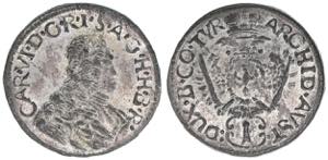 Karl VI. 1711-1740 1 Kreuzer, ohne Jahr. ... 