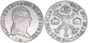 Kaiser Franz (II.) I. 1792-1835 Kronentaler, ... 