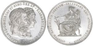 Franz Joseph I. 1848-1916 2 Gulden, 1879 A. ... 