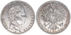 Franz Joseph I. 1848-1916 1 Gulden, 1861 A. ... 