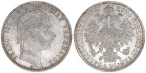 Franz Joseph I. 1848-1916 1 Gulden, 1862 A. ... 