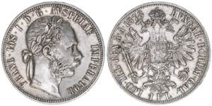 Franz Joseph I. 1848-1916 1 Gulden, 1878. ... 