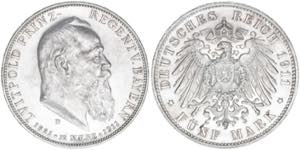 Prinzregent Luitpold 1821-1912 Bayern. 5 ... 