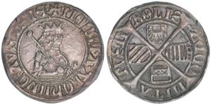 Maximilian I. 1493-1519 6 Kreuzer, ohne ... 