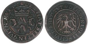 Maximilian I. 1493-1519 Rechenpfennig, ohne ... 