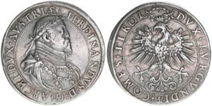 Erzherzog Ferdinand 1564-1595 Doppeltaler, ... 