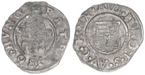 Rudolph II. 1576-1608 Denar, 1586 KB. ... 