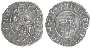Rudolph II. 1576-1608 Denar, 1594 KB. ... 