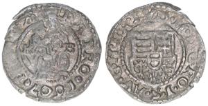 Rudolph II. 1576-1608 Denar, 1607 KB. ... 