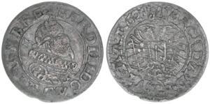 Ferdinand II. 1619-1637 3 Kreuzer, 1624. ... 