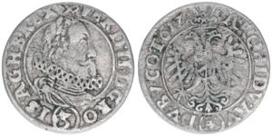 Ferdinand II. 1619-1637 3 Kreuzer, 1627 HR. ... 
