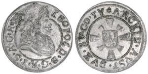 Leopold I. 1657-1705 1 Kreuzer, ohne Jahr. ... 