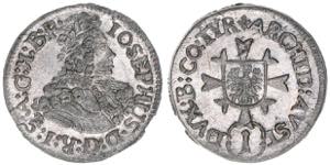 Joseph I. 1705-1711 1 Kreuzer, ohne Jahr. ... 
