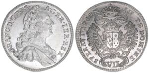 Franz I. Stephan 1745-1765 7 Kreuzer, 1761. ... 