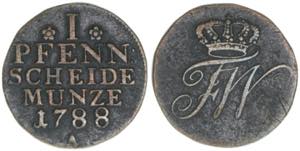 Friedrich Wilhelm II. 1786-1797 Preussen. 1 ... 