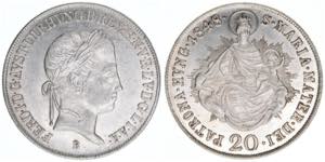 Kaiser Ferdinand I. 1835-1848 20 Kreuzer, ... 