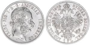 Franz Joseph I. 1848-1916 1 Gulden, 1872. ... 