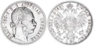 Franz Joseph I. 1848-1916 1 Gulden, 1881. ... 