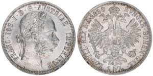 Franz Joseph I. 1848-1916 1 Gulden, 1890. ... 