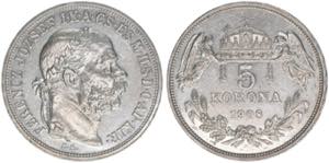 Franz Joseph I. 1848-1916 5 Korona, 1908 KB. ... 