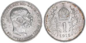 Franz Joseph I. 1848-1916 1 Krone, 1915. ... 