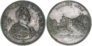 Ludwig II. 1864-1886 Bayern. Medaille, ohne ... 